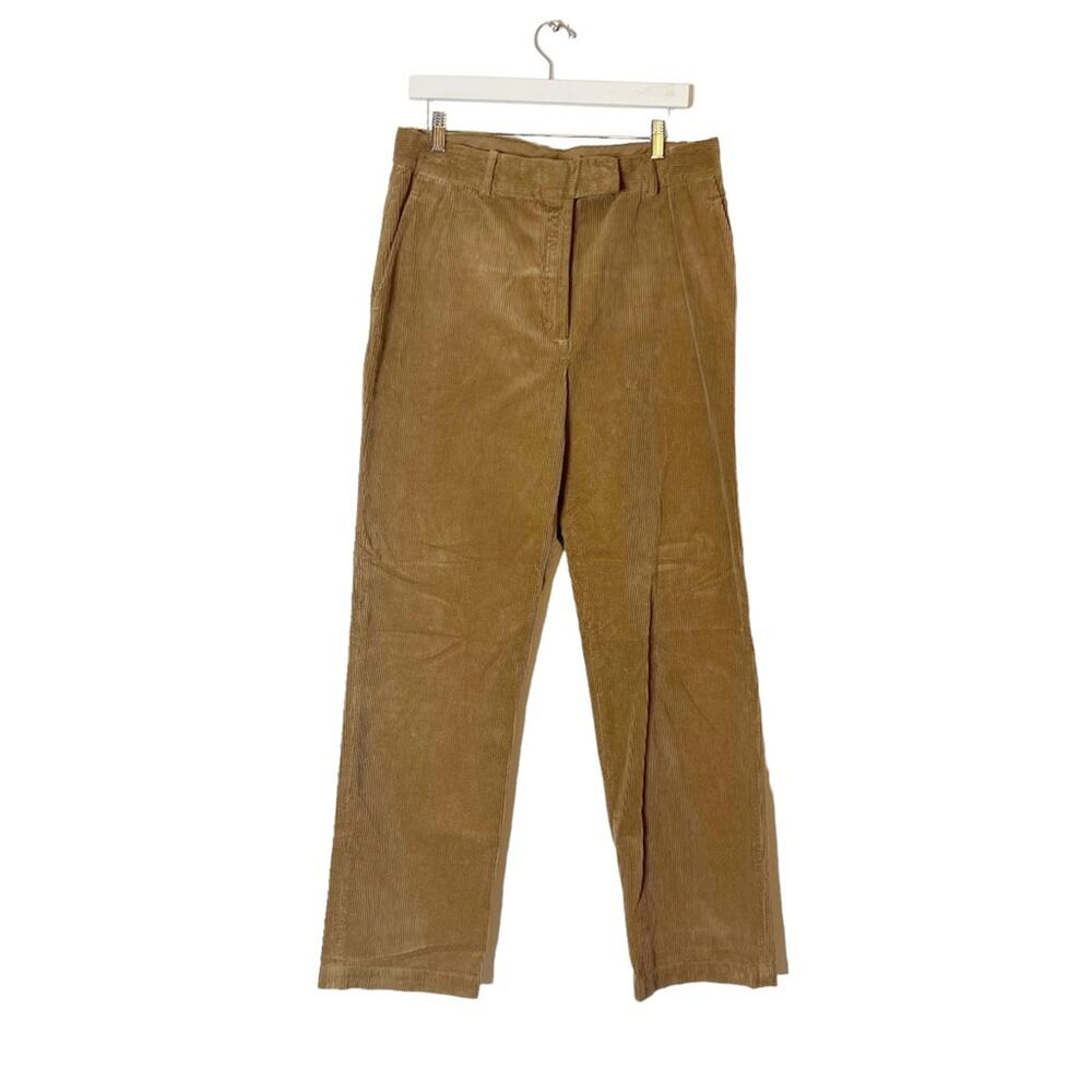Aspesi corduroy straight leg trouser pants brown sz 46